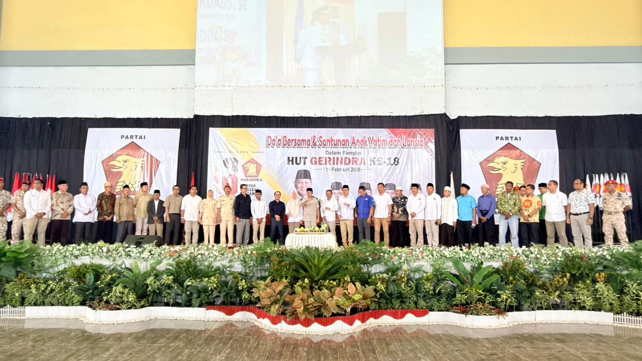 Ketua DPD PKS Dompu Hadiri HUT ke-18 Partai Gerindra