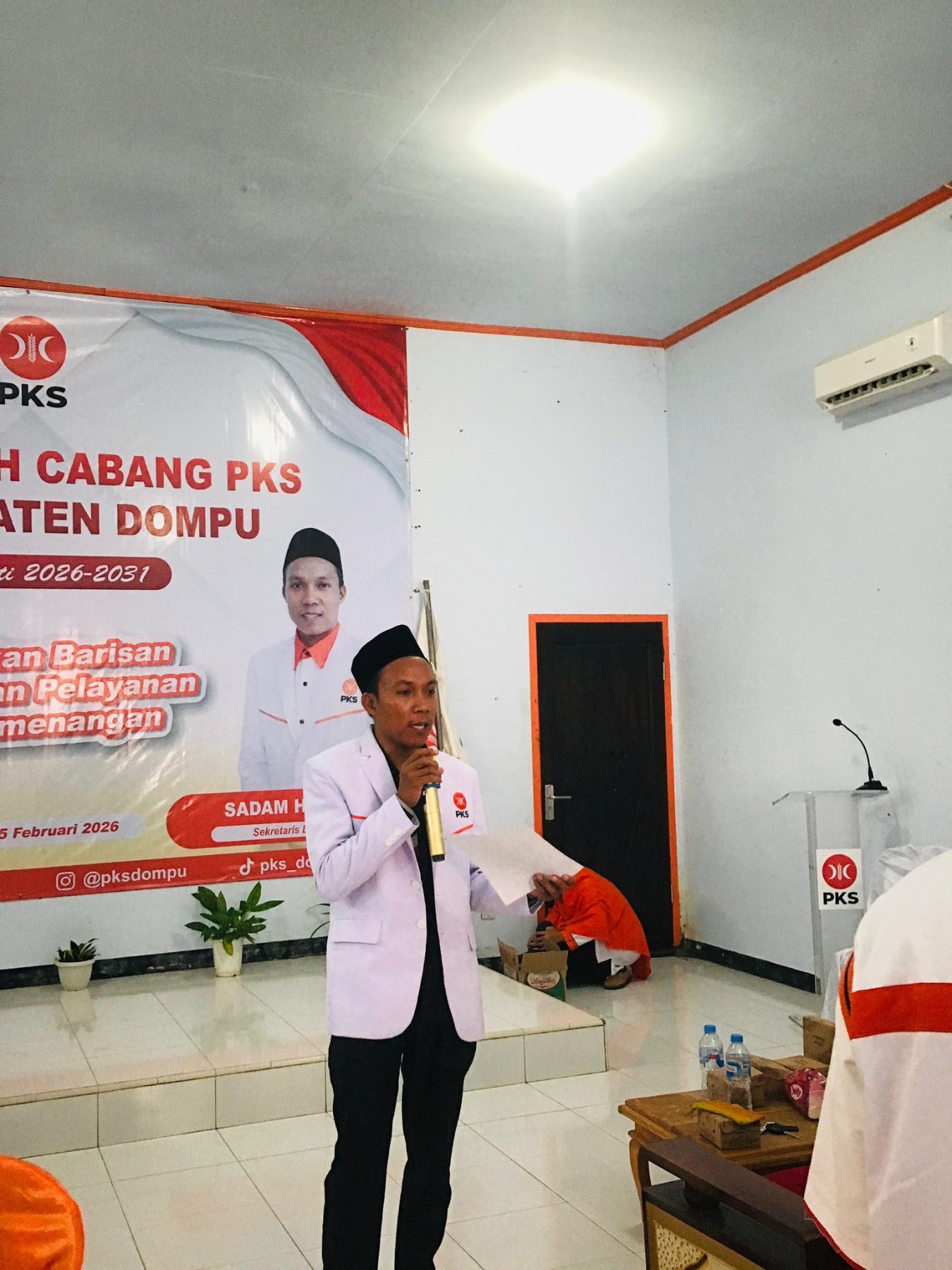Materi workshop dari Sekretaris DPD PKS Dompu